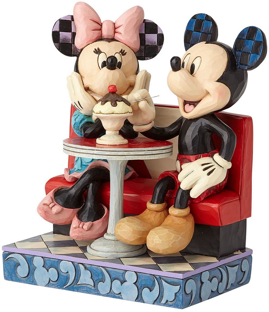 Disney Traditions by Jim Shore Mickey and Minnie Soda Shop Figurine