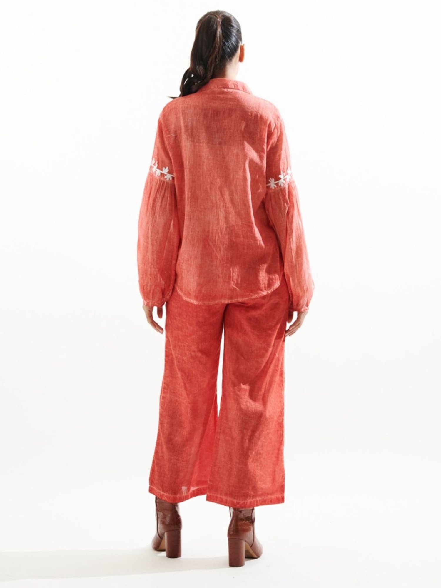 Cin Cin Coral Najaat Urmi Shirt With Pant