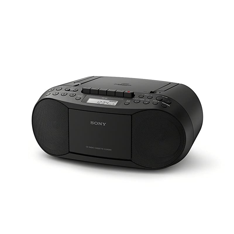 CFD-S70 Portable CD Cassette Boombox (Renewed)