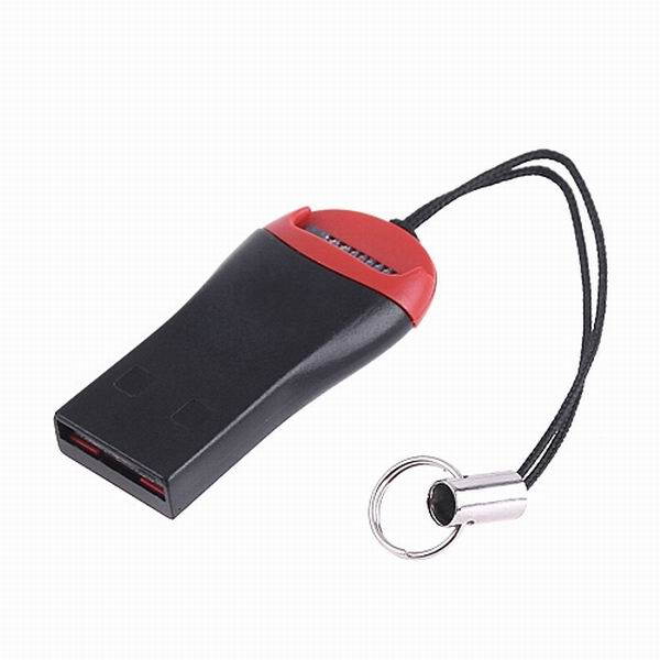 Mini TF/M2 Card Reader 2-in-1 USB 2.0 Memory Card Reader for Micro SD/T-Flash/TF/M2 Cards