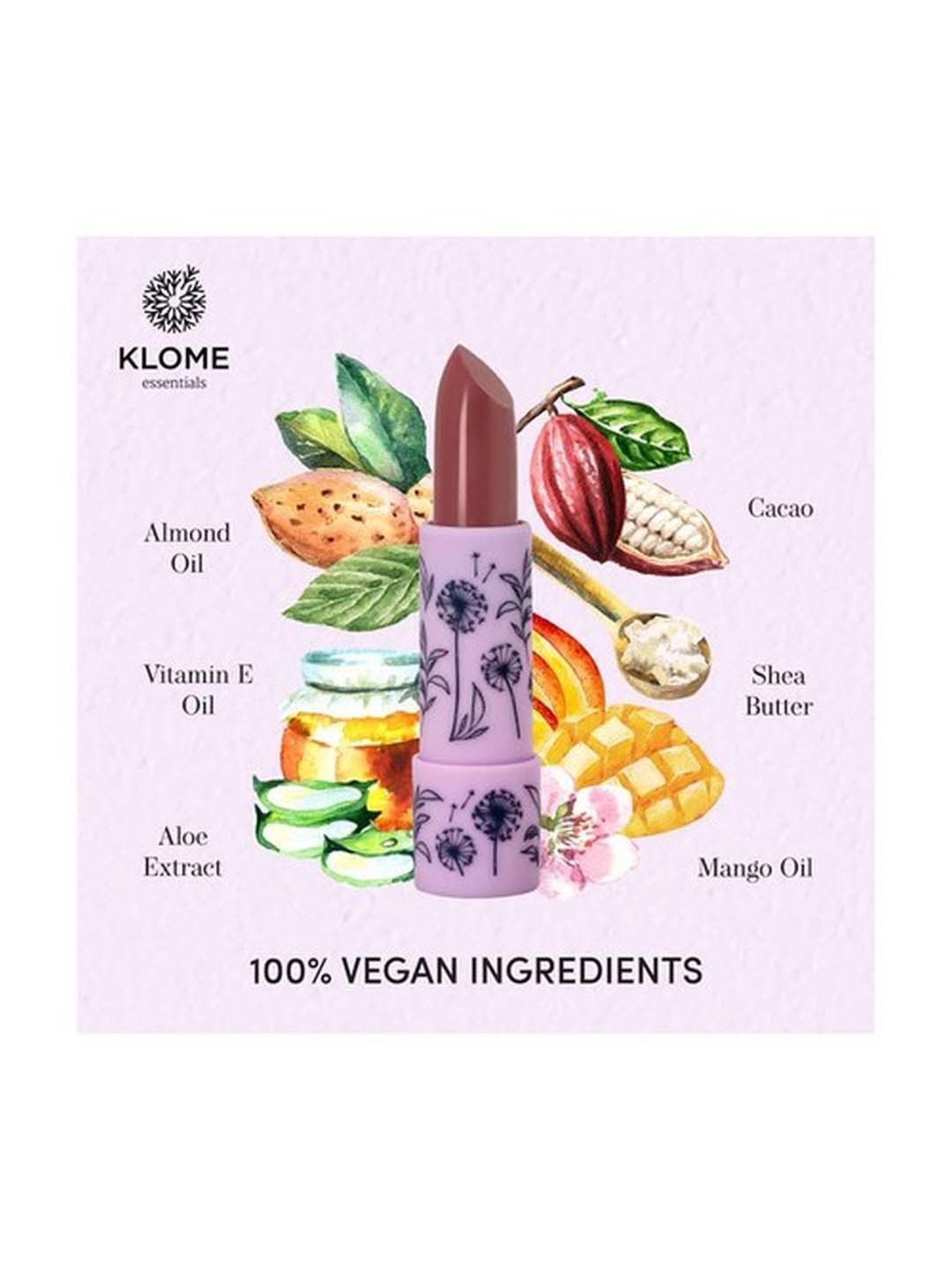 Klome Essentials Lipstick Moon Rise - 4 gm