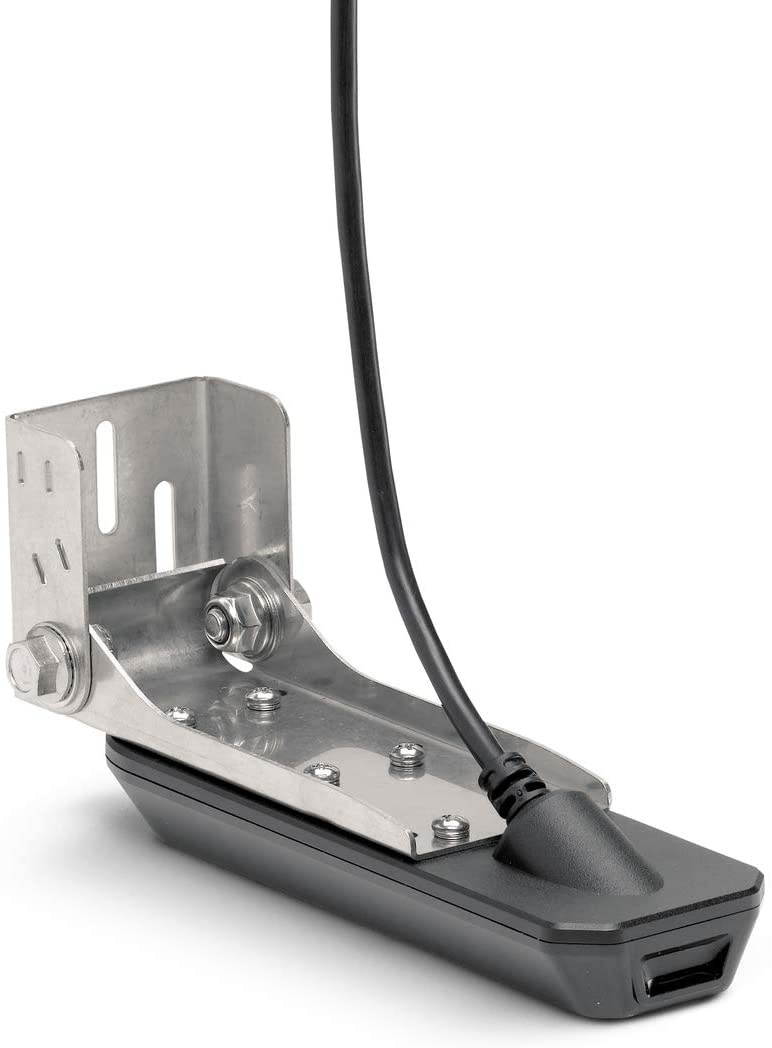 Humminbird 710280-1 XM 9 HW MDI T HELIX (MEGA Down Imaging+) Dual Spectrum CHIRP with Temperature Transom Mount Transducer, Black ( Pack of 2 )