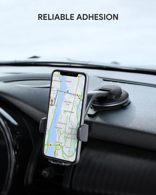 AUKEY HD-C50 Car Phone Mount, Air Vent Cell Phone Holder, Compatible with iPhone 11 Pro / XS Max, Google Pixel 3 XL, Samsung Galaxy S10+, and More-Gray
