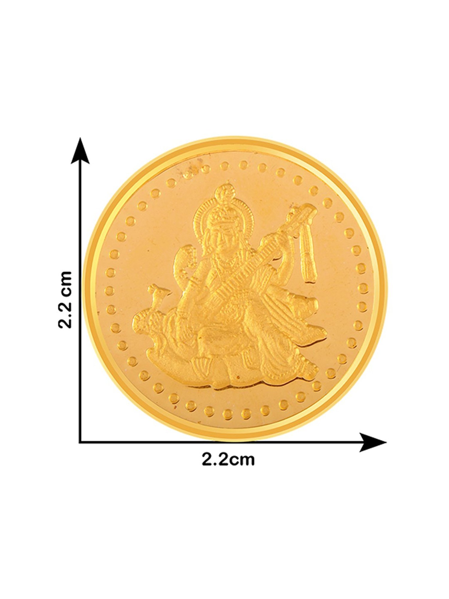 P.C. Chandra Jewellers 24k (995) 5gm Gold Coin