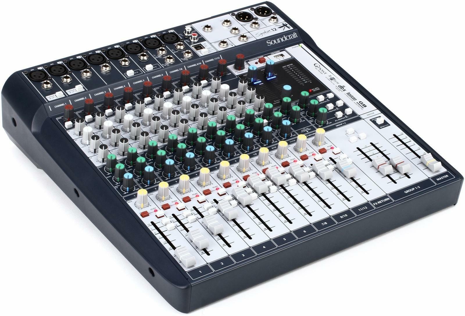 New Soundcraft Signature 12 USB Mixer Buy it Now! Make Offer! Auth Dealer!
