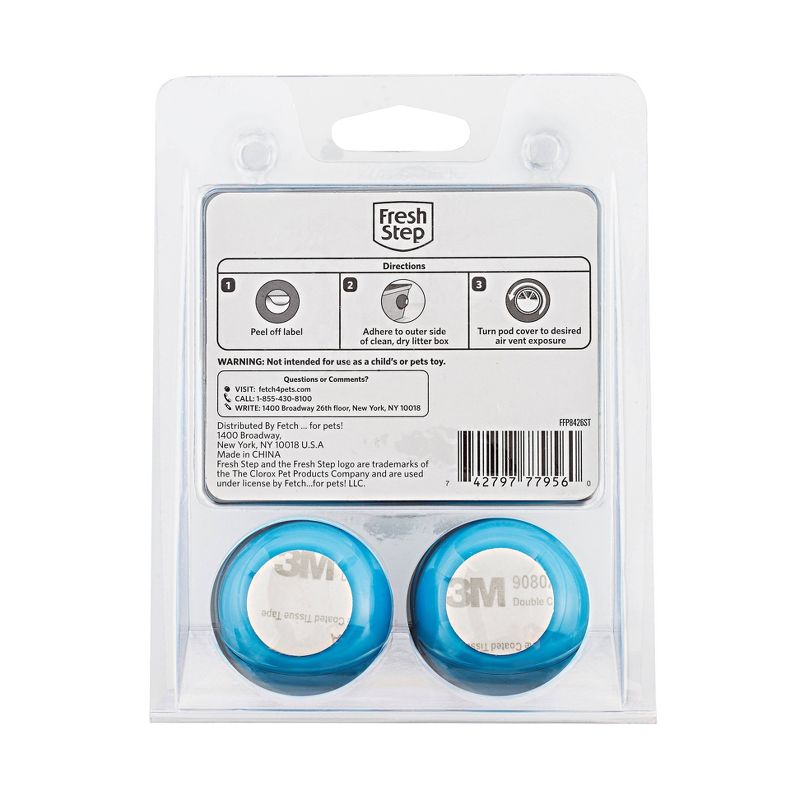 Fresh Step Cat Litter Box Deodorizing Pods - 3pk