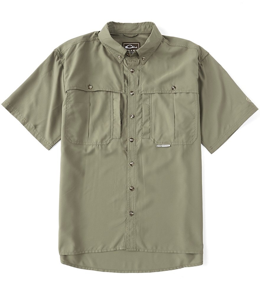 Drake Flyweight Wingshooter's Performance Short-Sleeve Woven Shirt