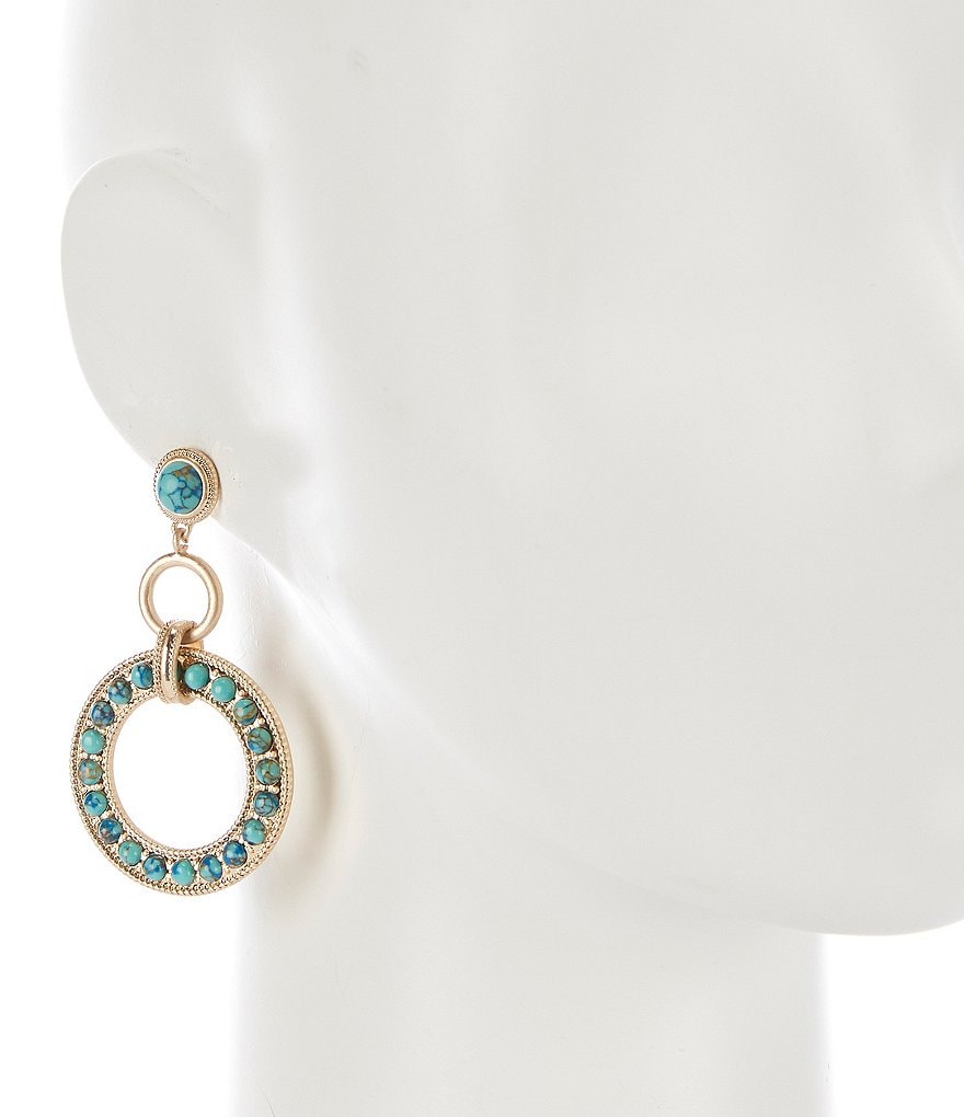 Southern Living Turquoise Statement Earrings