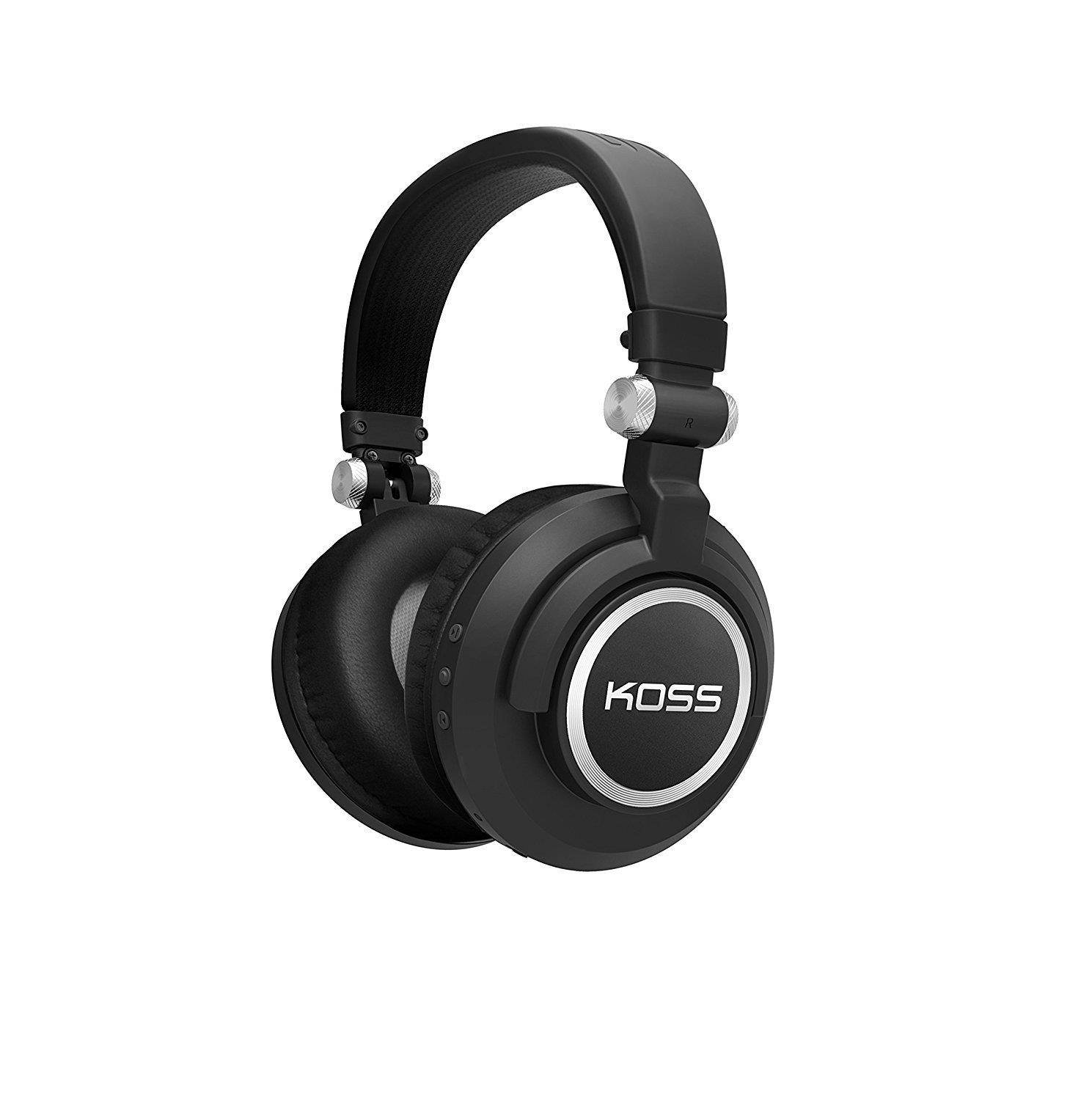 Koss BT540i Full Size Bluetooth Headphones (Black with Silver Trim)
