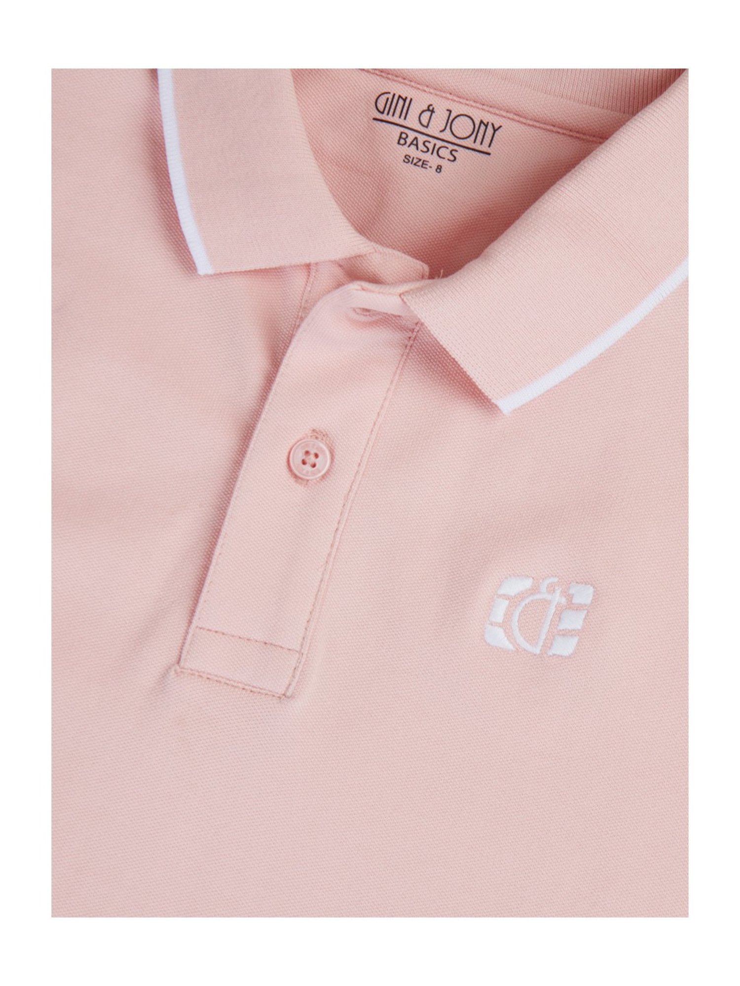 Pantaloons Junior Multicolor Cotton Striped Polo T-Shirt