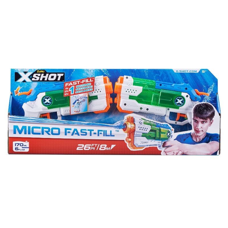 ZURU X-Shot 2pk Water Warfare Fast-Fill Water Blaster - S