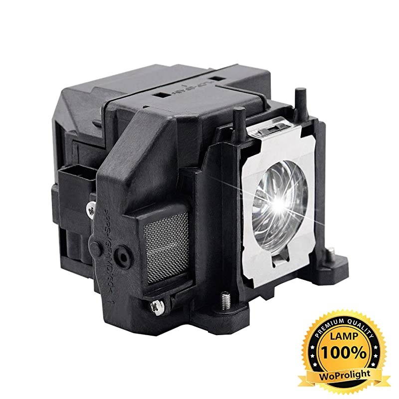 ELP67 V13H010L67 Replacement Projector Lamp with Housing for Epson PowerLite 1221 1261W EBS02 EBS11 EBS12 EBX11 EBX12 MG850HD Projectors