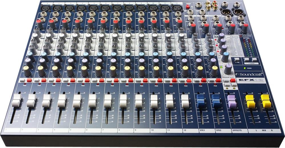 Soundcraft EFX12 12-channel Compact Mixer