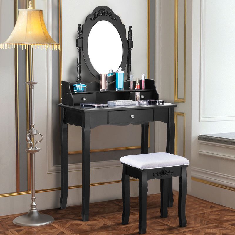 Canton Vanity Set Brown/Red - HOMES: Inside + Out