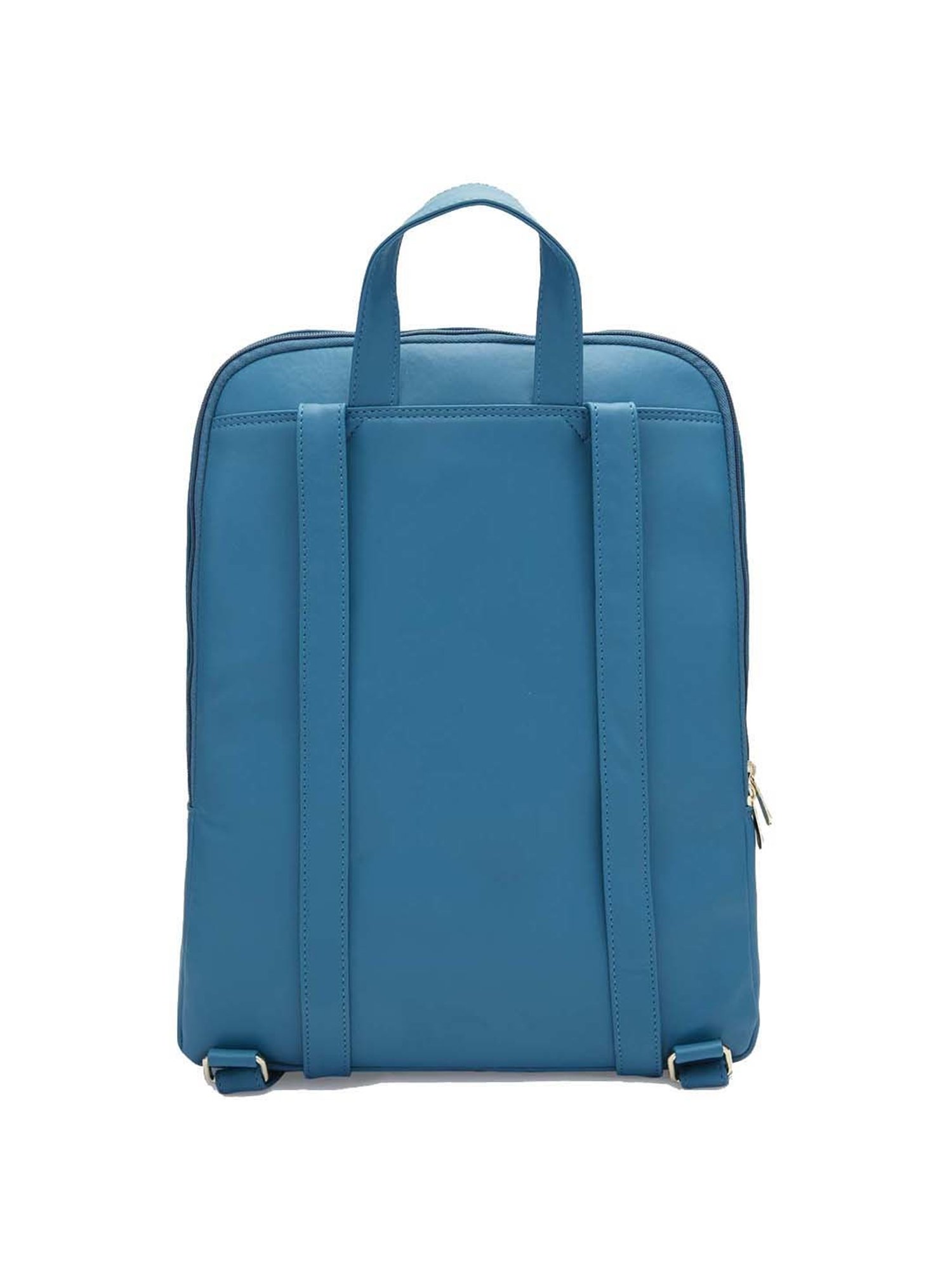 Caprese Adah Blue Embroidered Large Backpack