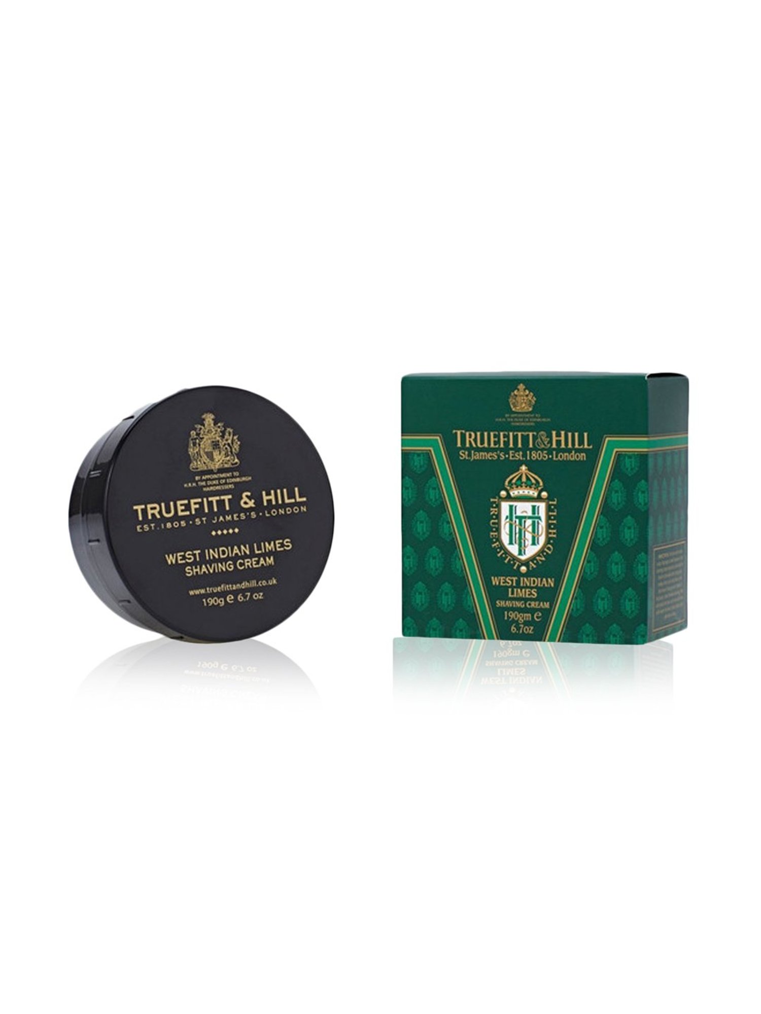 Truefitt & Hill West Indian Limes Shave Cream - 190 gm
