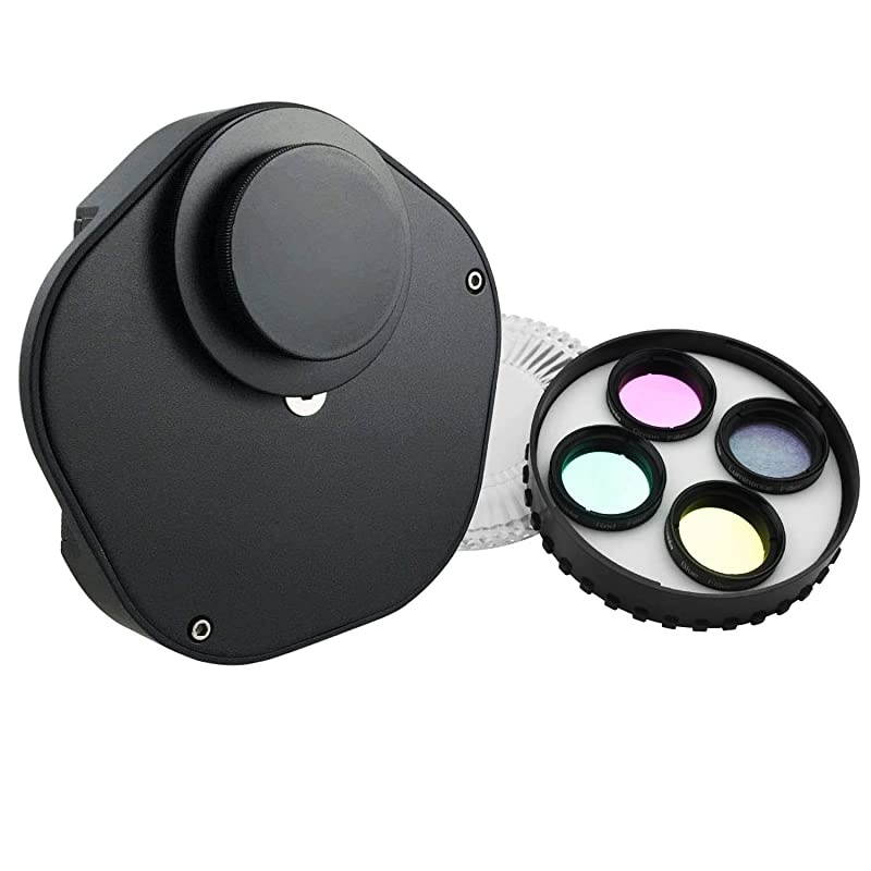 125quot Multiple 5Position Filter Wheel for Telescope with LRGB Filter Set