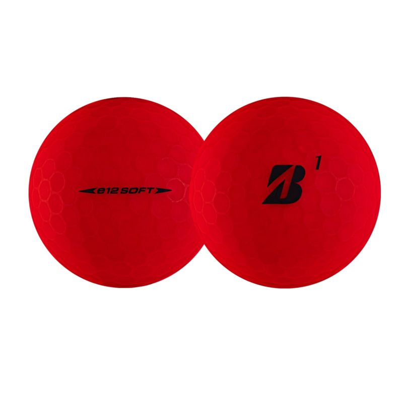 Bridgestone e12 Contact Red Golf Ball - Dozen