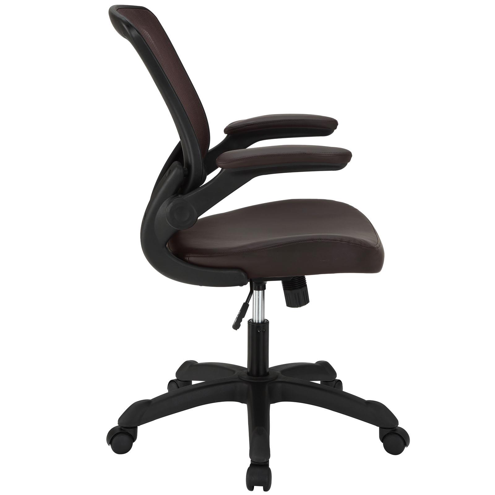 Veer Vinyl Office Chair in Brown
