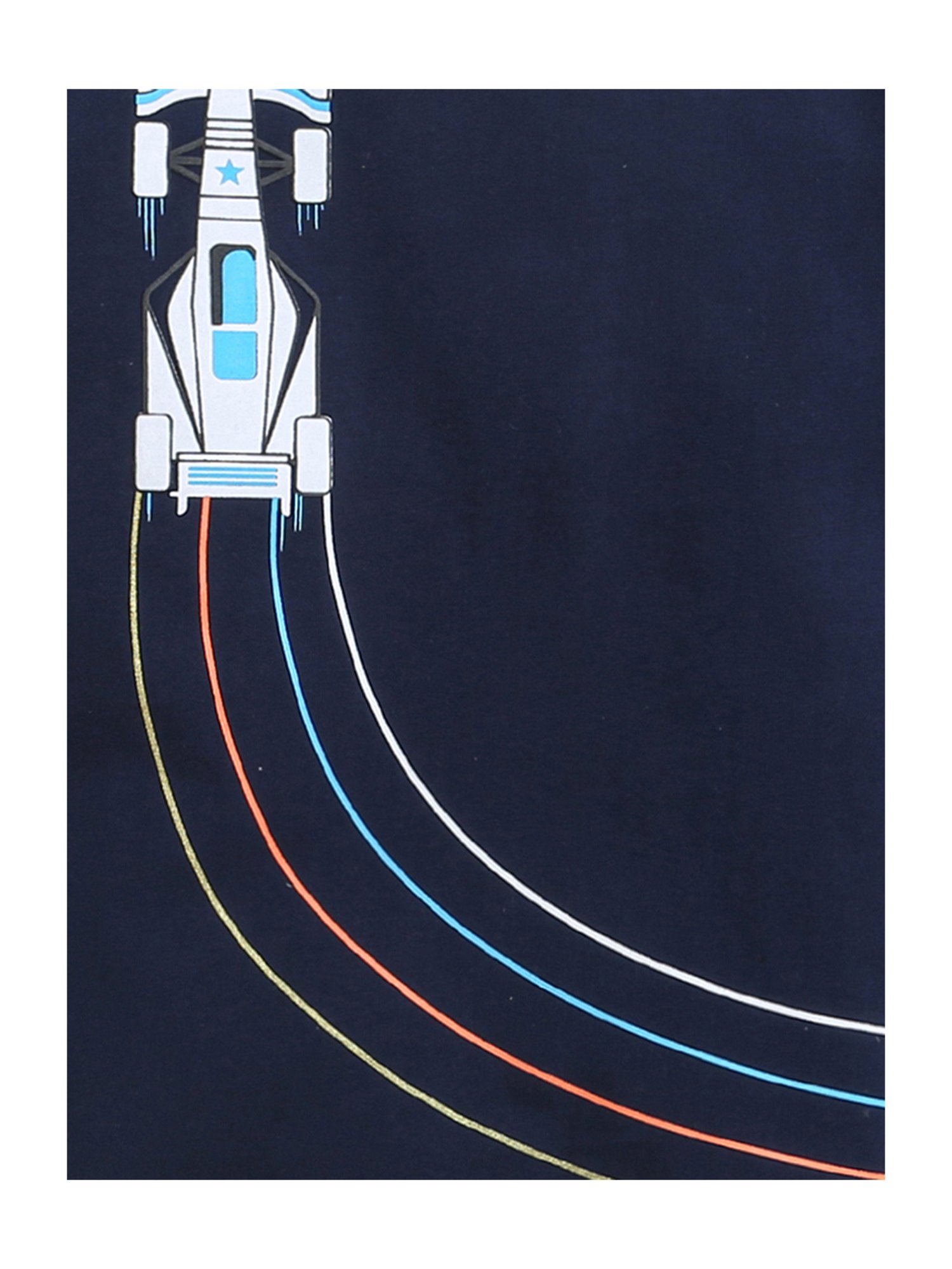 Bumzee Kids Navy Graphic Print T-Shirt