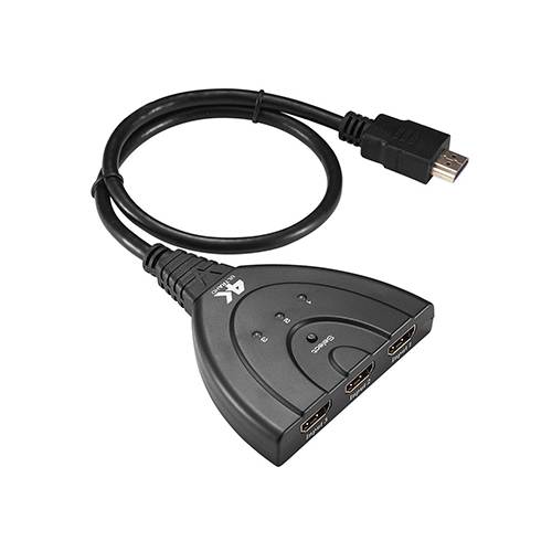 DigiSun 4K2K HDMI 3x1 Switch with Pigtail Cable v1.4, HDMI 3 in 1 out, Supports up to UHD 4K2K/Full HD/1080P signal with HDCP &hellip;