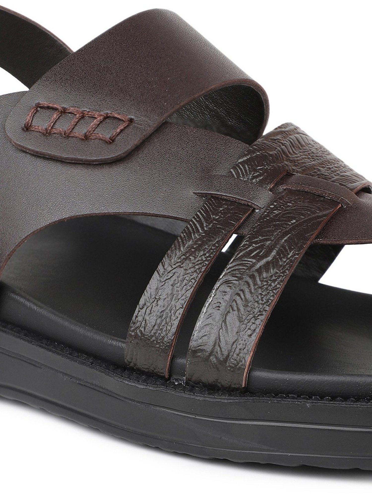 Atesber by Inc.5 Men's Brown Sling Back Sandals