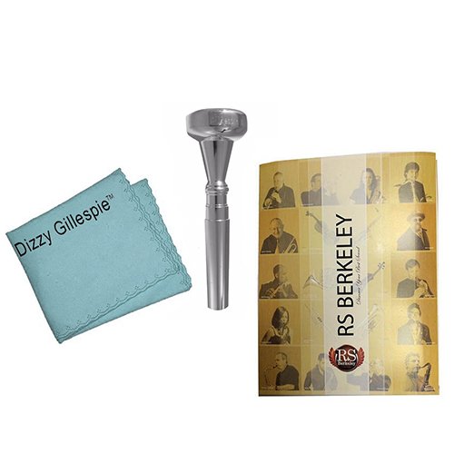 Dizzy Gillespie Elite Series Trumpet Mouthpiece Pack w/Dizzy Gillespie Trumpet Cleaning Cloth + RS Berkeley Band Folder