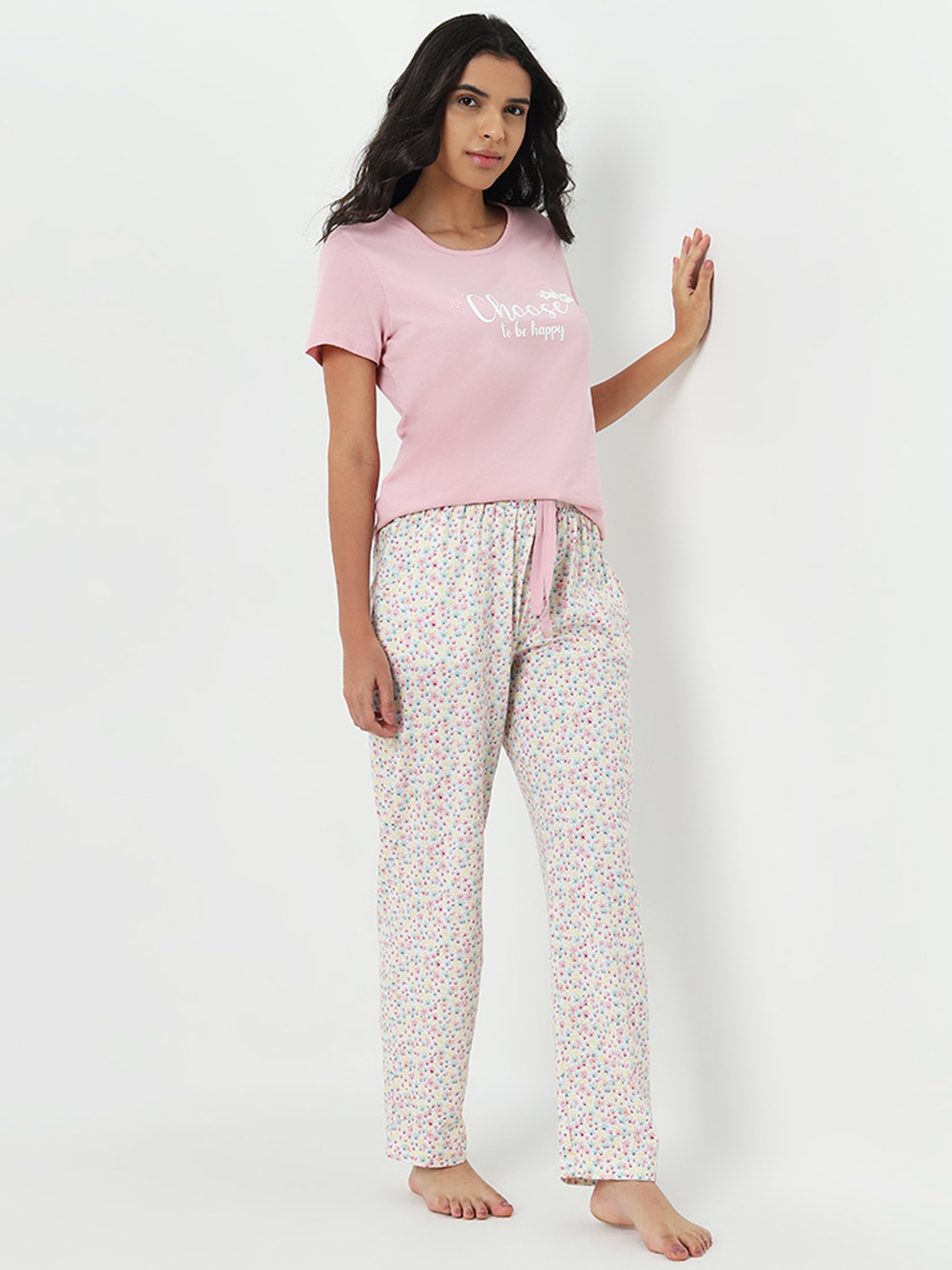 Nite Flite Pink Shirt With Pyjamas