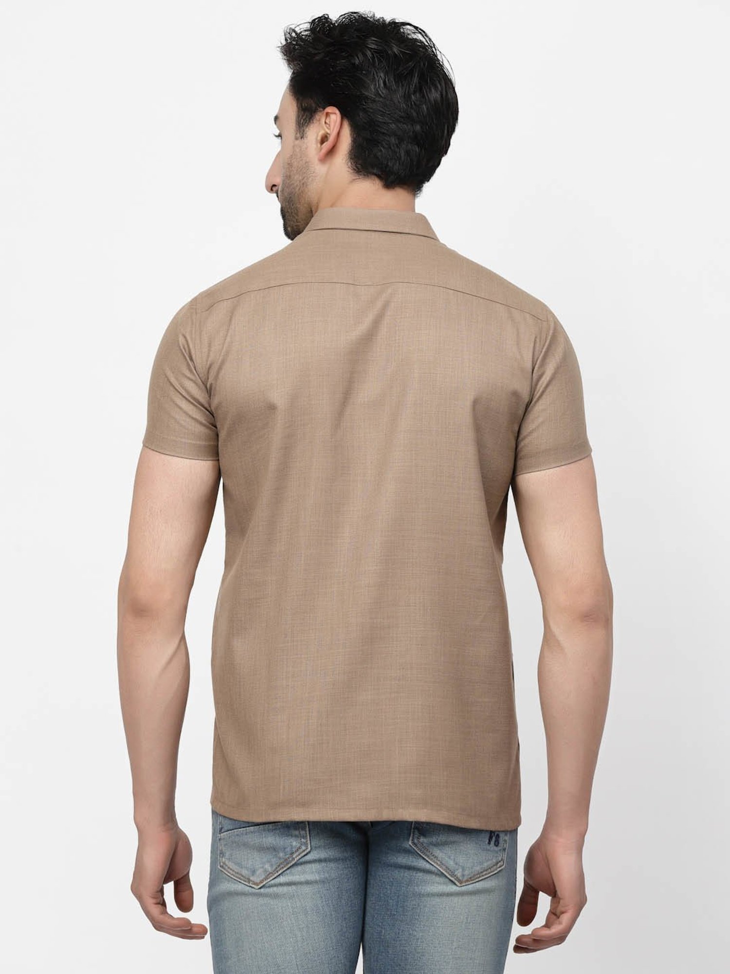 Lela Brown Regular Fit Shirt