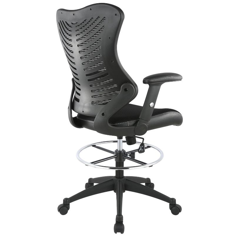 Barrett Drafting Chair Black - Poly & Bark
