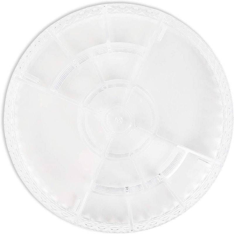 Glamlily 360 Degree Rotating Makeup Storage Shelf, Cosmetic Organizer (10.75 x 14 in)