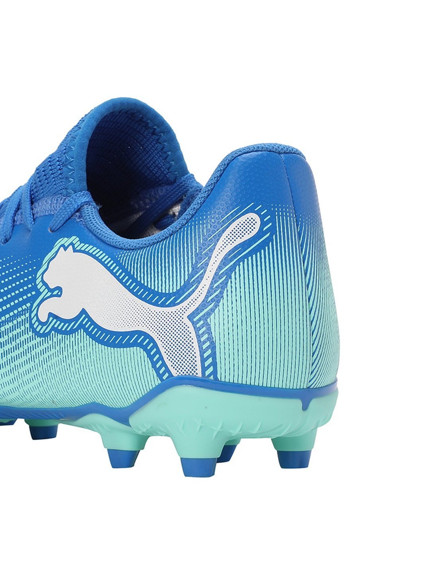 Puma Kids FUTURE 7 PLAY FG/AG Hyperlink Blue Football Shoes