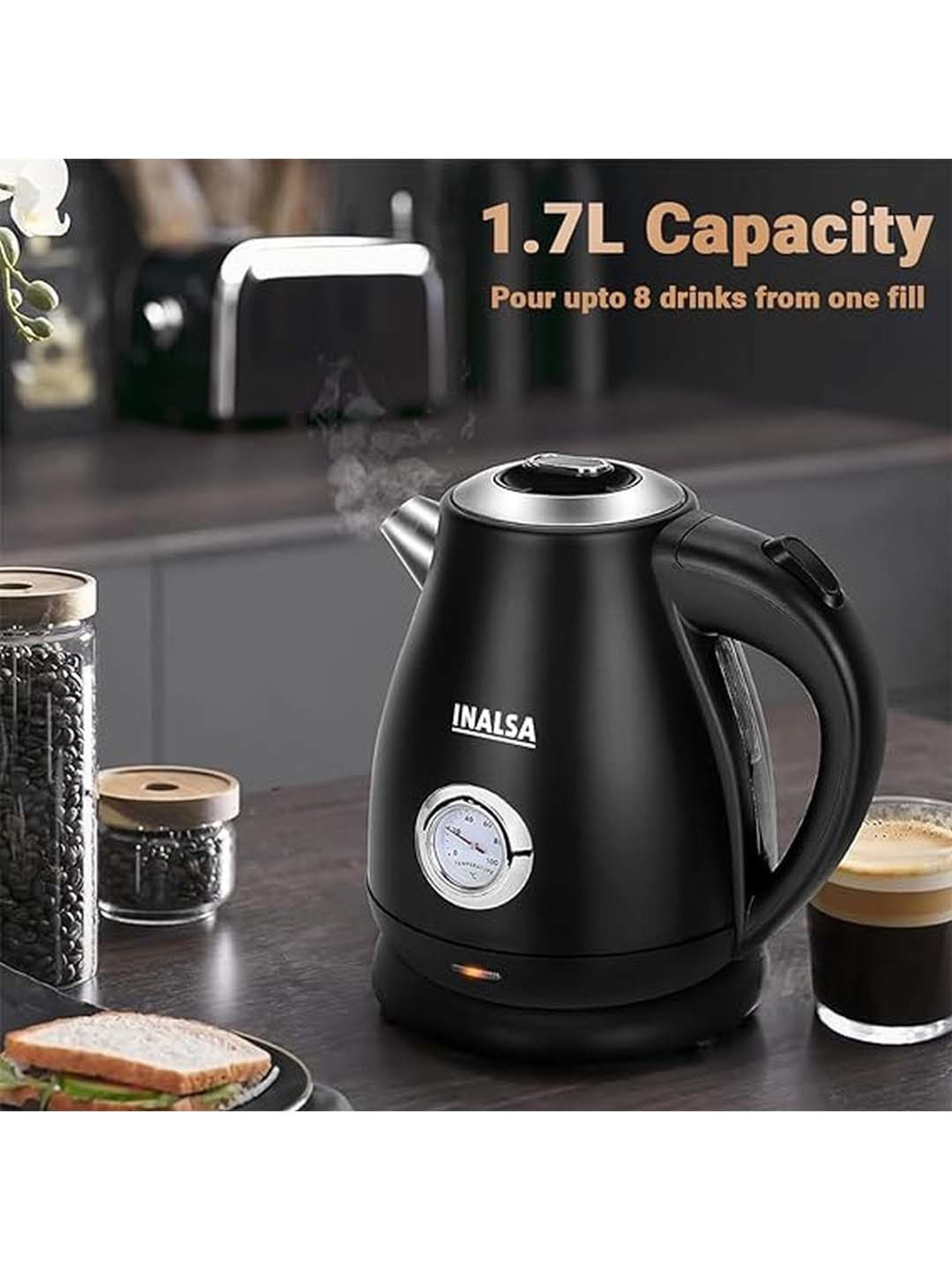 Inalsa 1400W 1.7L Electric Kettle
