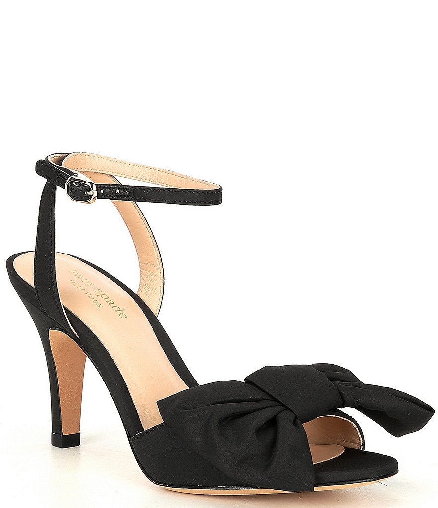 kate spade new york Gloria Bow Detail Ankle Strap Dress Sandals