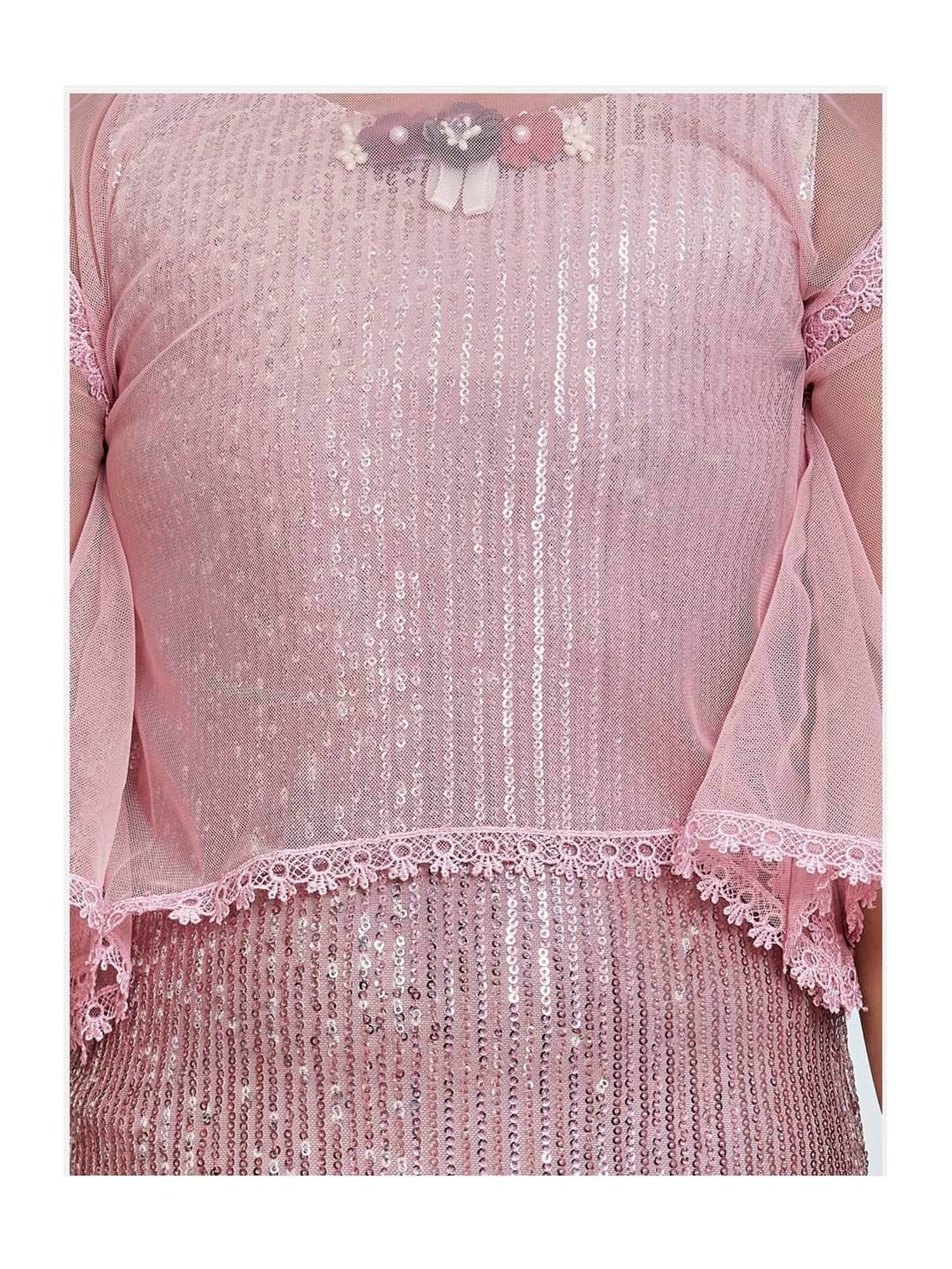 Peppermint Kids Lilac Sequence Dress