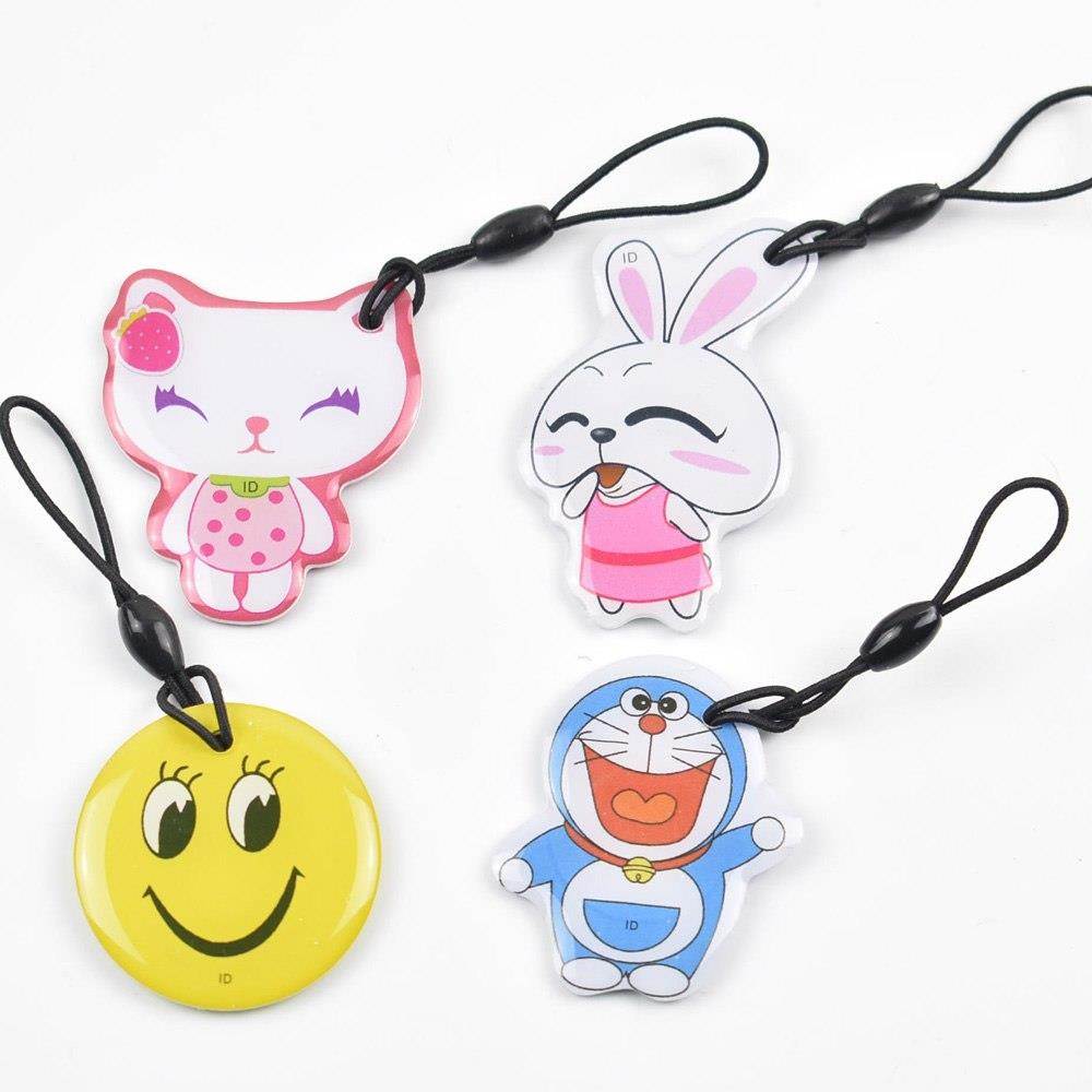 10pcs/lot 125Khz RFID Writable Epoxy Hang Tag T5577 EM4305 5200   Rewritable Proximity Access control ID Card For RFID Copier