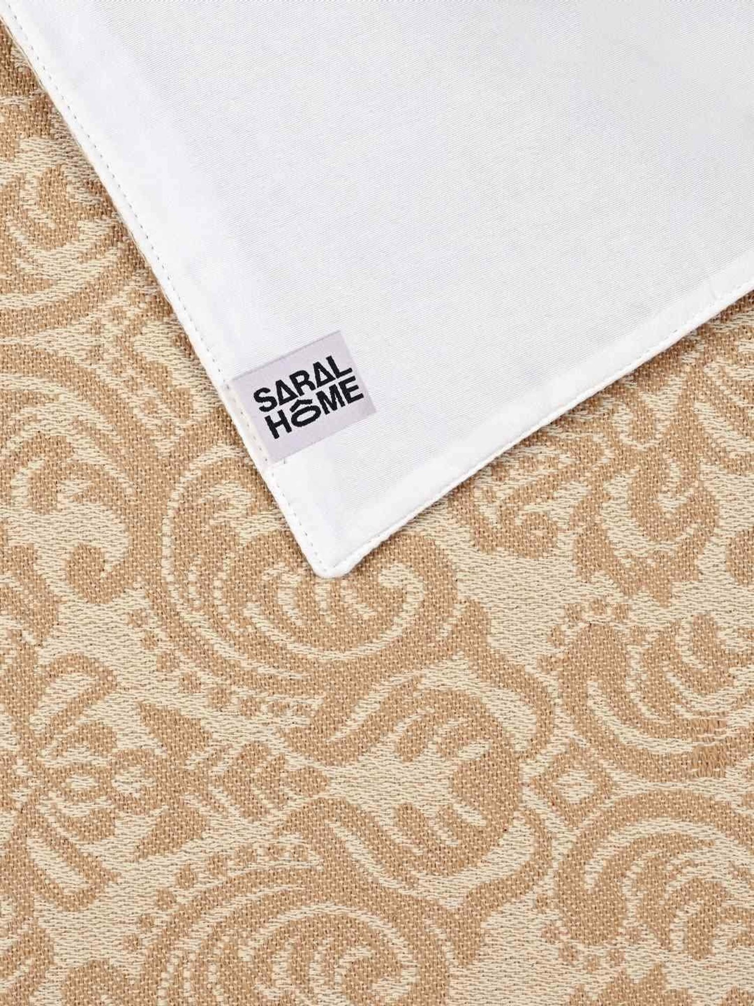 Saral Home Easy Living Beige Cotton Placemats - Set of 4