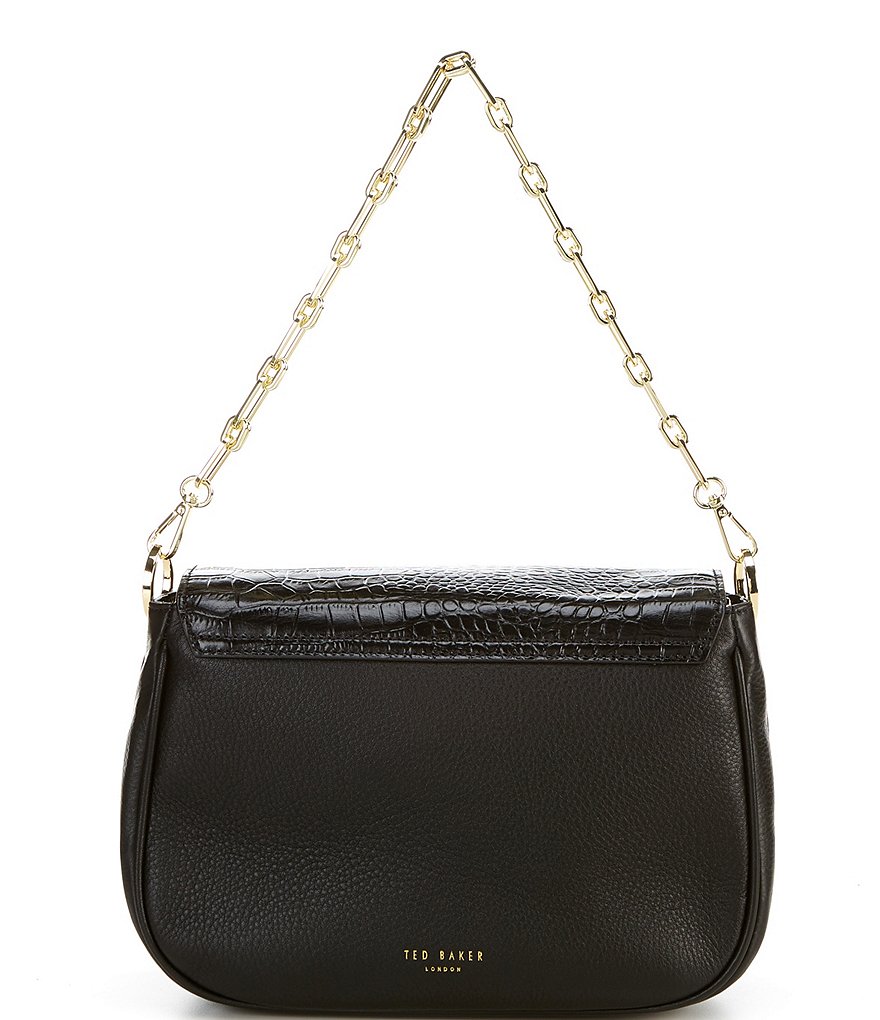 Ted Baker London Loop and Tab Leather Shoulder Bag
