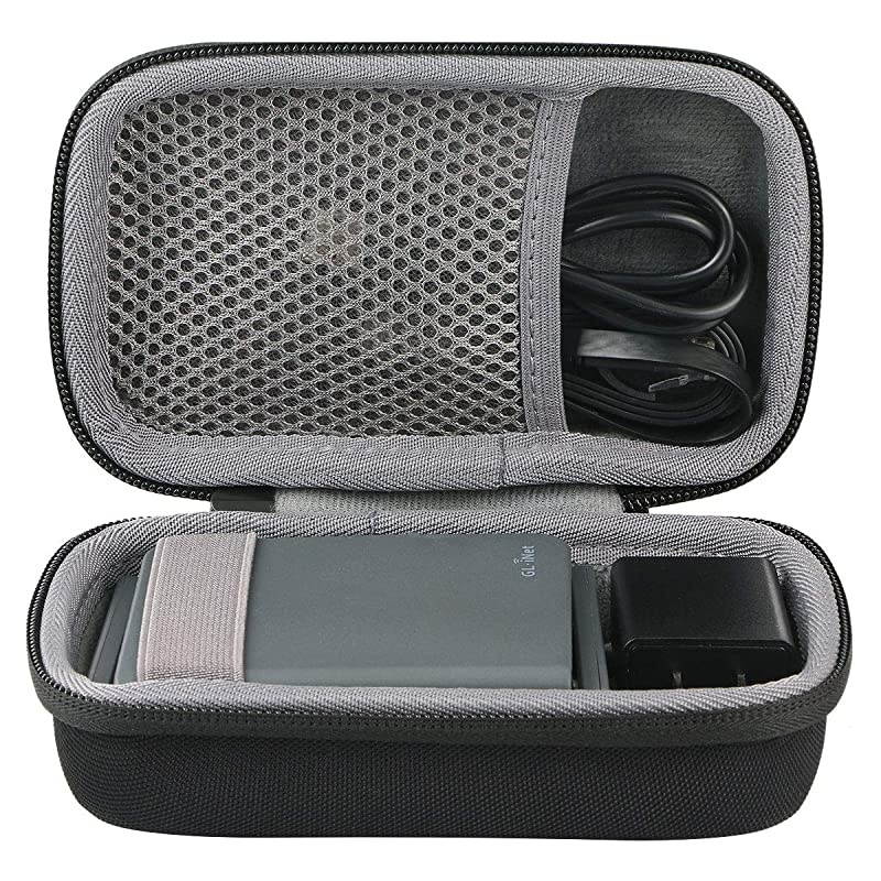 Hard Travel Case for GLiNet GLAR750SExt Gigabit Travel AC Router