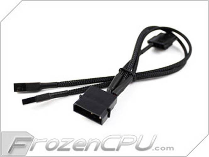 DarkSide CONNECT Y Cable - 4-Pin Molex w/ Pass-Thru - 12" (Type 8)