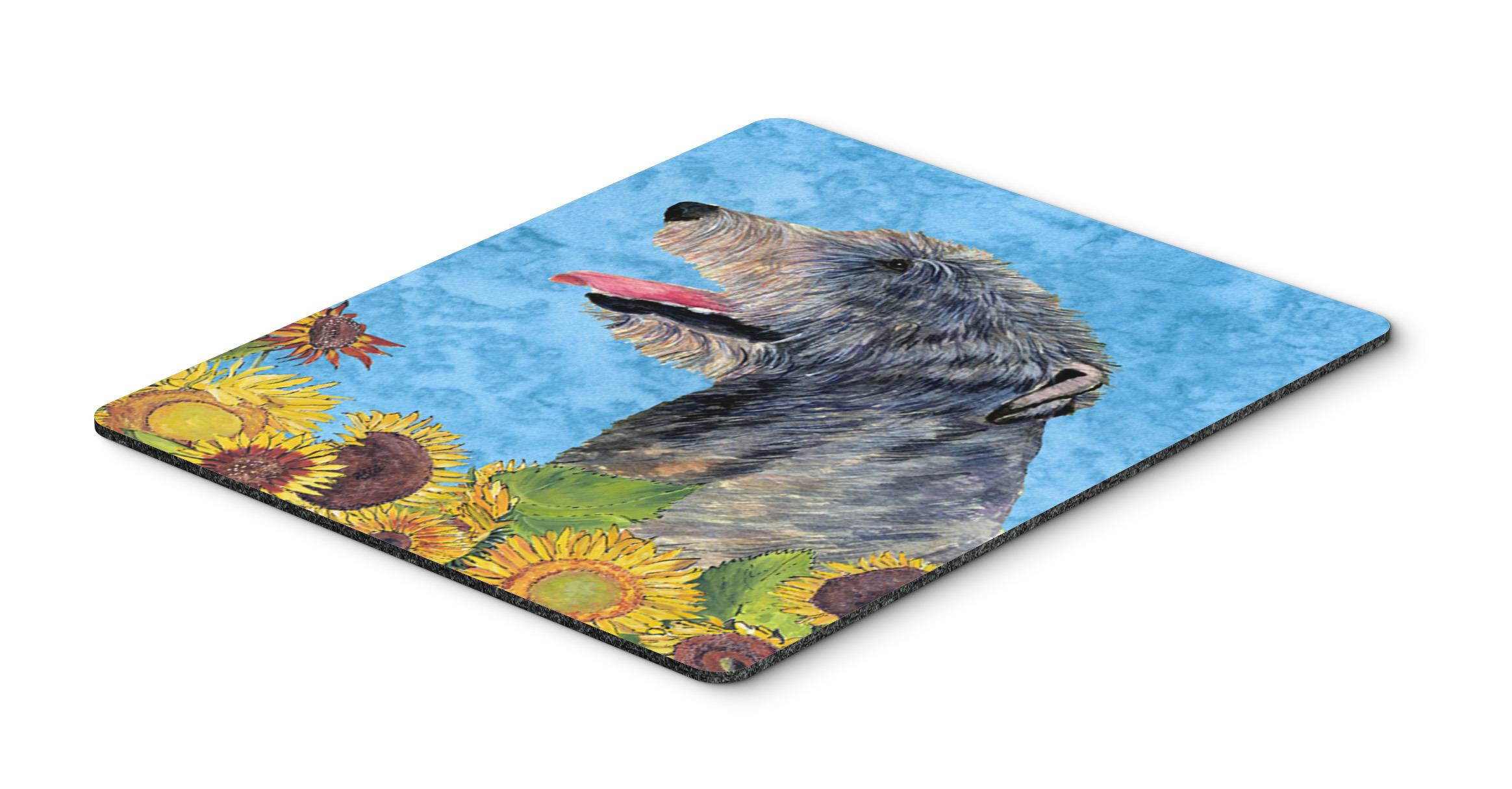Irish Wolfhound Mouse Pad, Hot Pad or Trivet