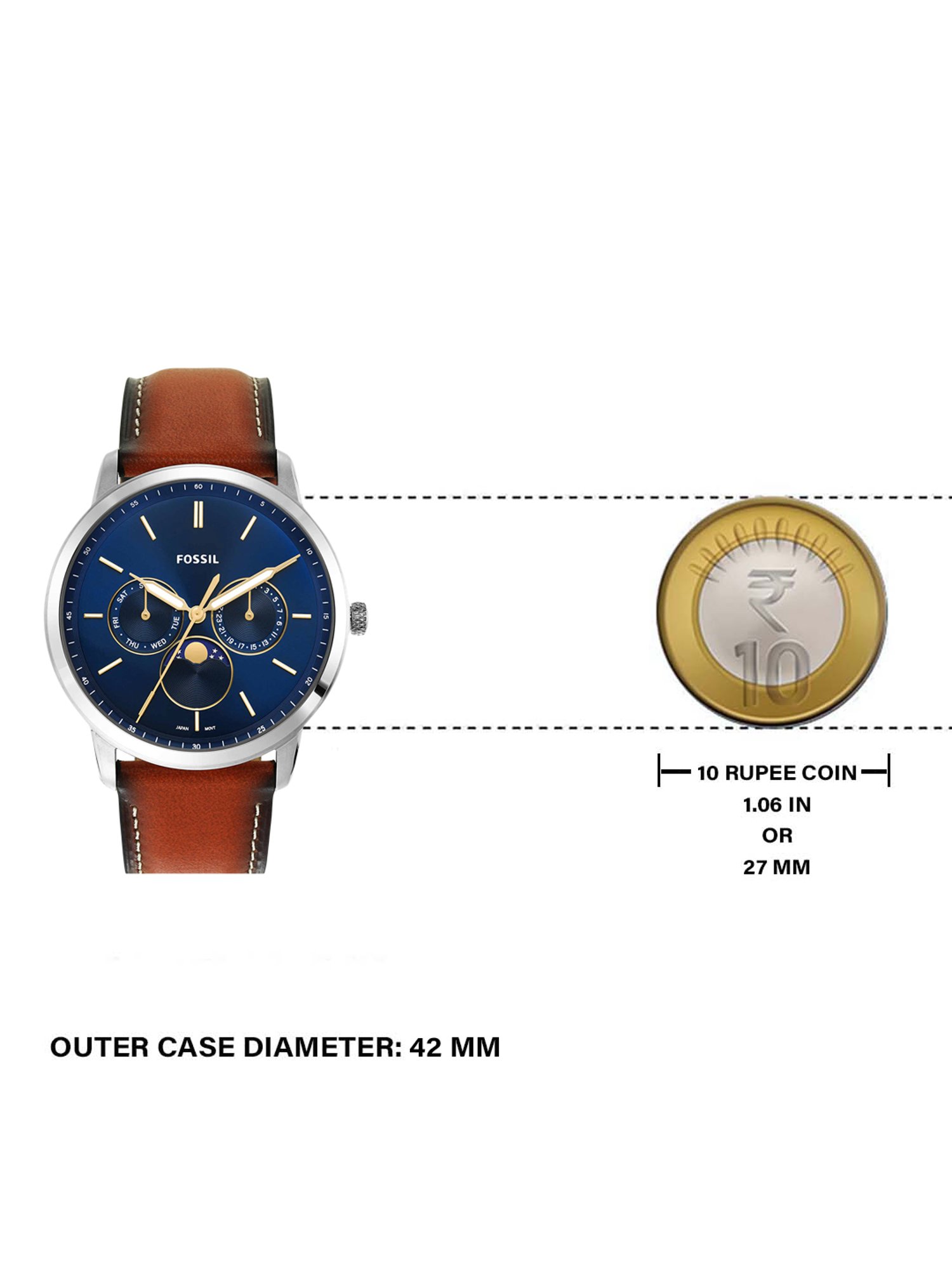 Fossil FS5903 Neutra Minimalist Analog Watch for Men