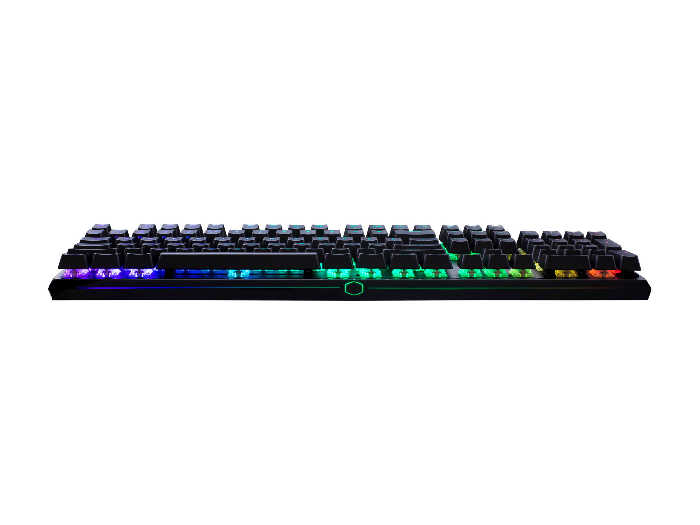 MasterKeys MK750 Mechanical Gaming Keyboard with Cherry MX Blue, RGB Per-Key lighting, and Removable Wrist Rest by Cooler Master