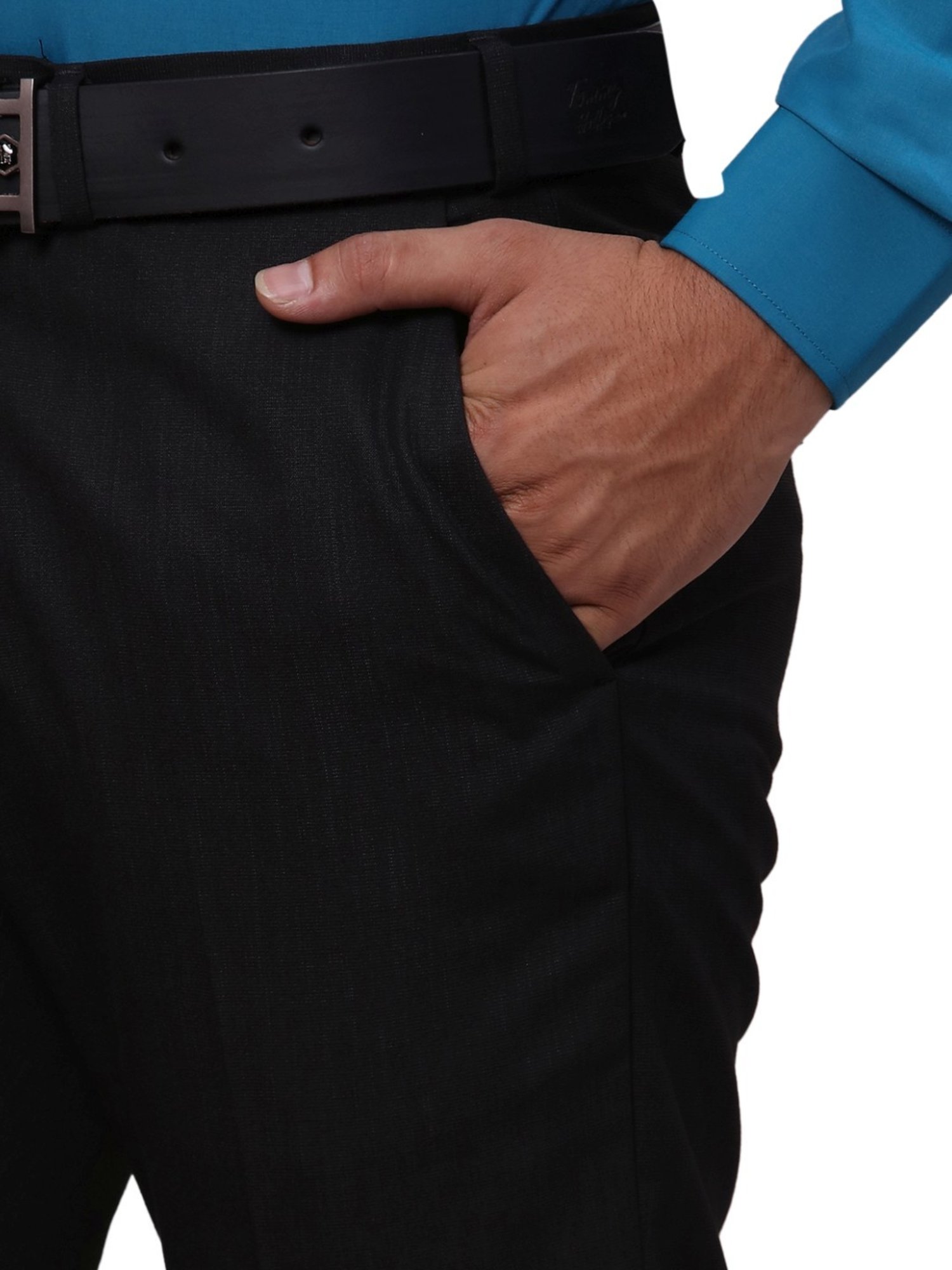 Raymond Black Slim Fit Trousers