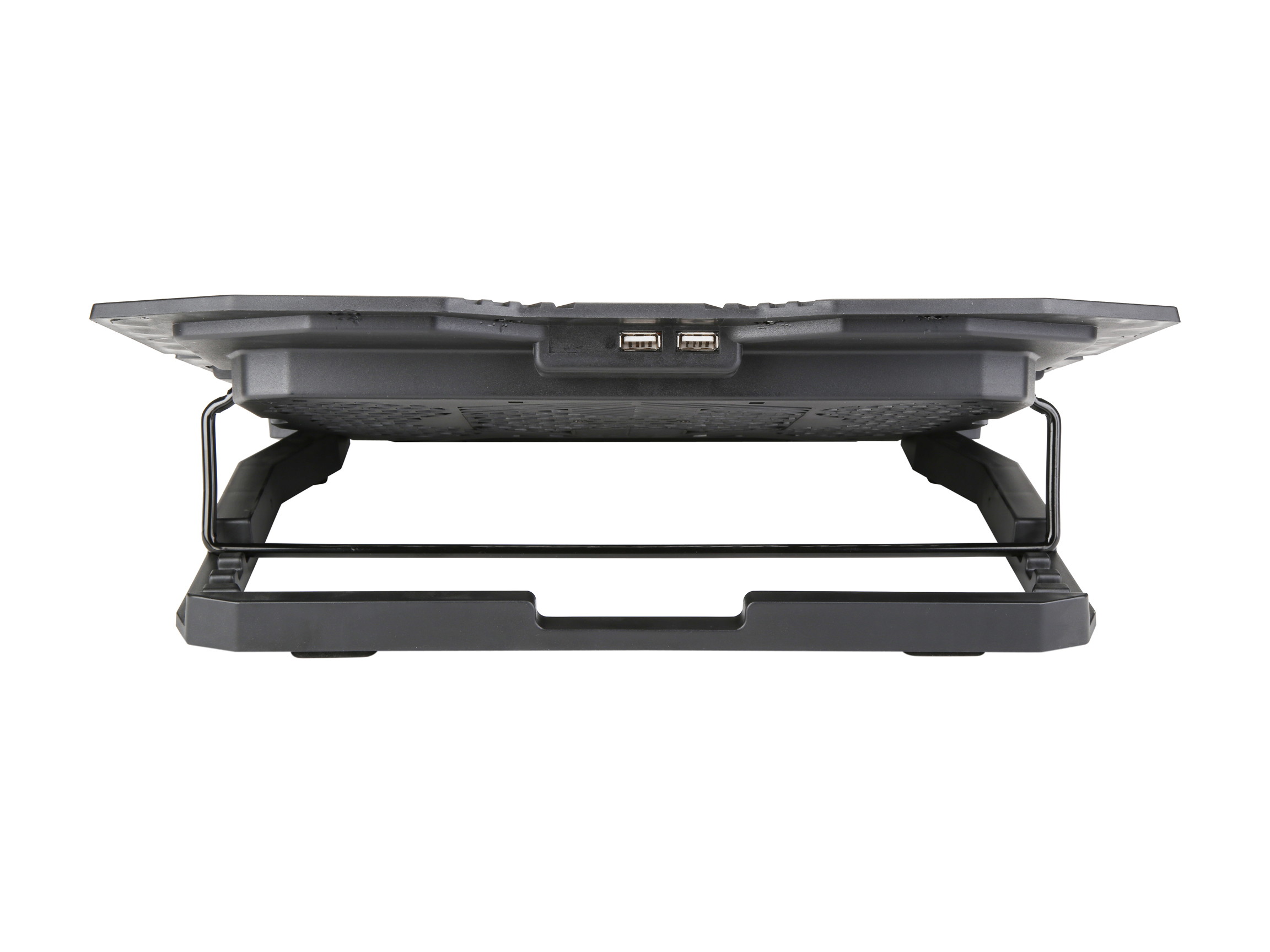 Laptop Cooling Pad, Laptop Cooler with 5 Quiet Red LED Fans for 12"-17" Inch Laptop, Dual USB 2.0 Ports, Portable Angle Adjustable Laptop Stand for Gaming Laptop-Green