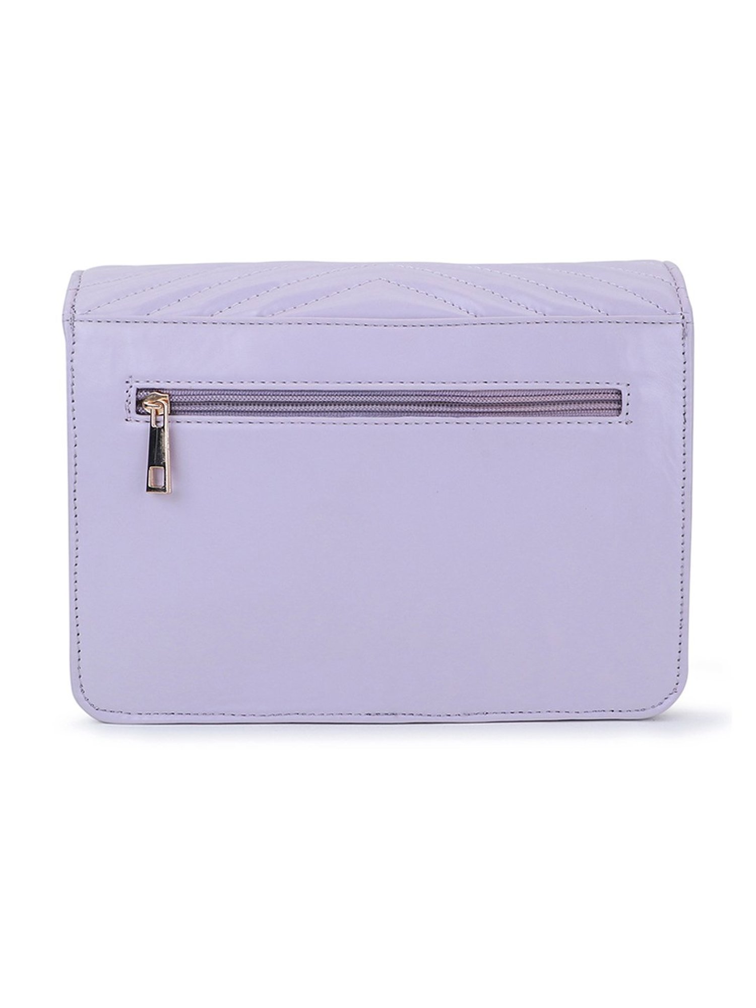 Spice Art lavender Solid Medium Envelope Shaped Cross Body Bag