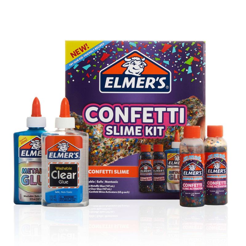 Elmer's 4pc Confetti Slime Kit