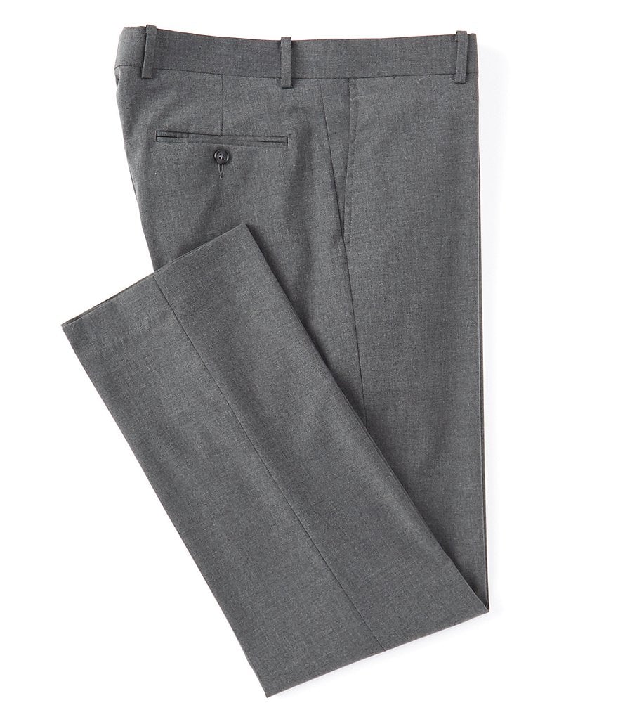 Daniel Cremieux Signature Solid Classic-Fit Flat-Front Dress Pants