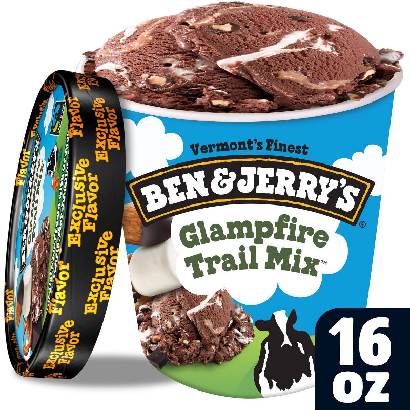 Ben & Jerry's Glampfire Trail Mix Ice Cream - 1pt