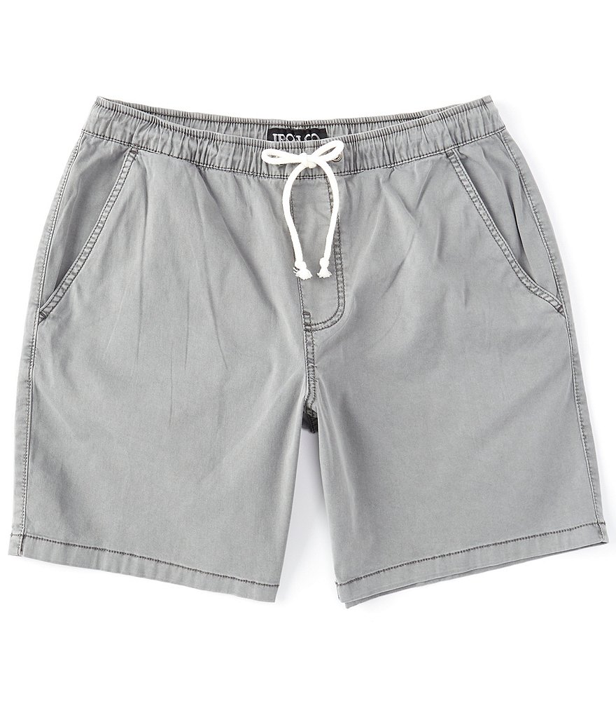 Iron Co. Beach Dip-Dye Twill 7#double; Inseam Pull-On Shorts